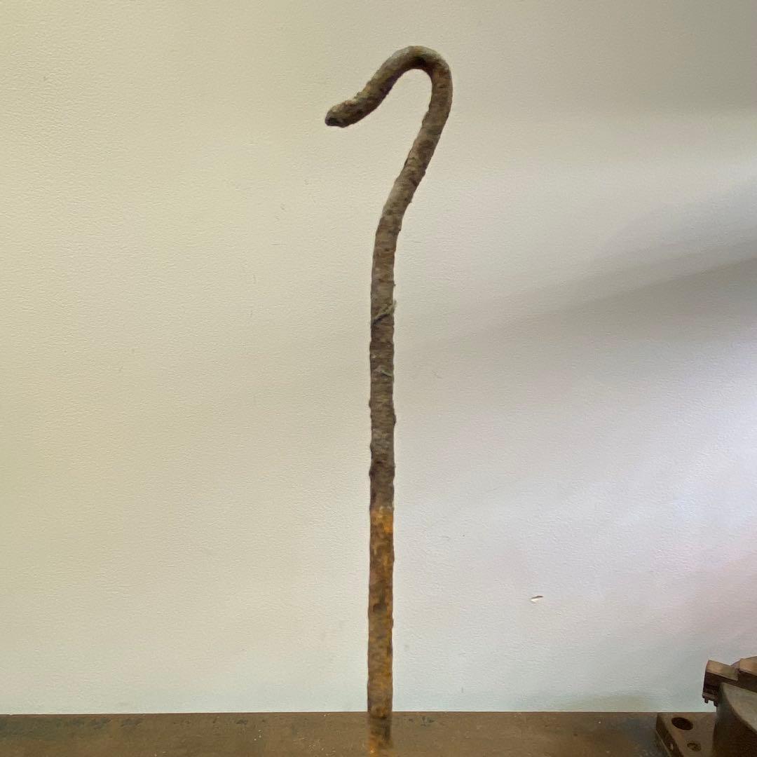 錆鉄自在鉤 ロング アンティーク
