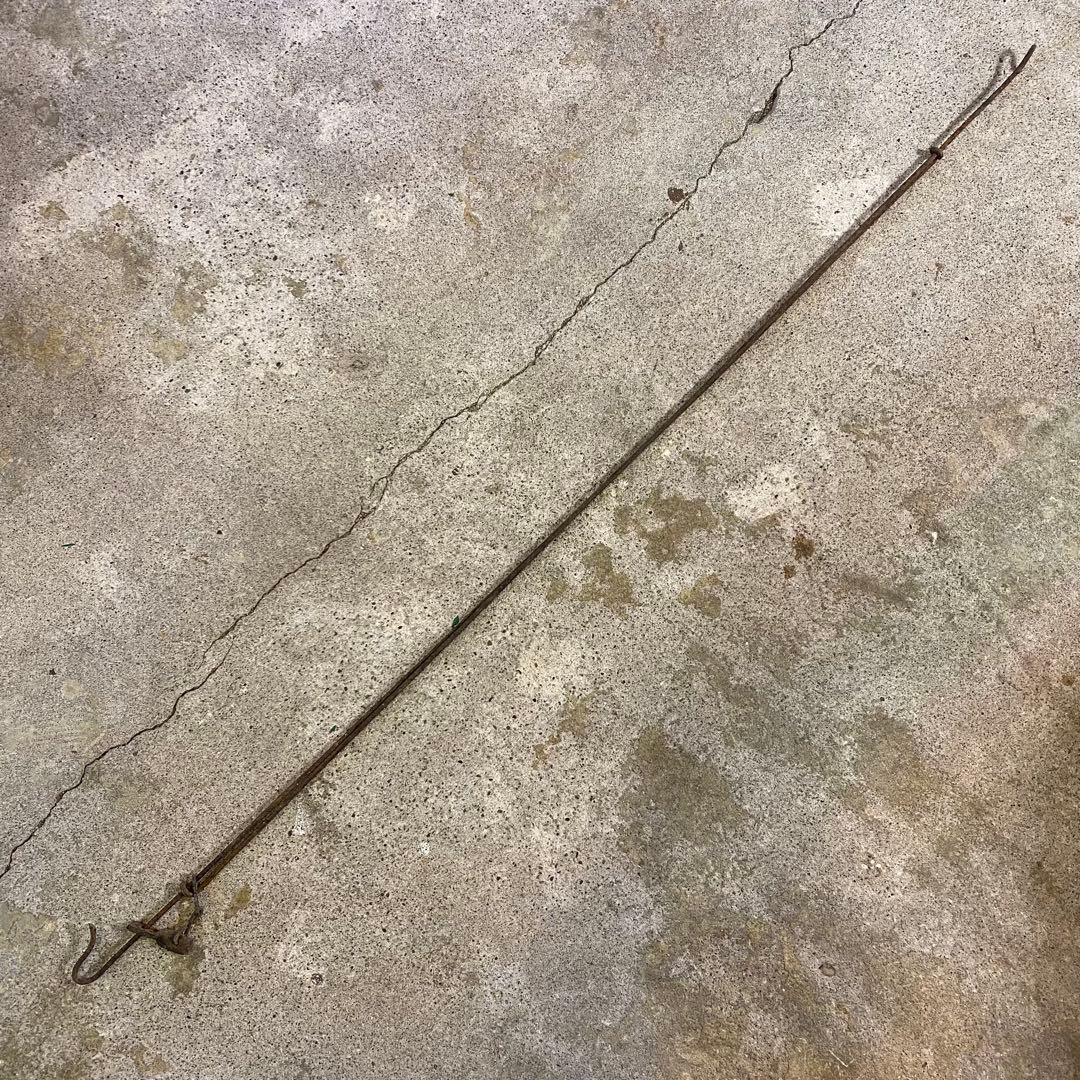 錆鉄自在鉤 ロング アンティーク