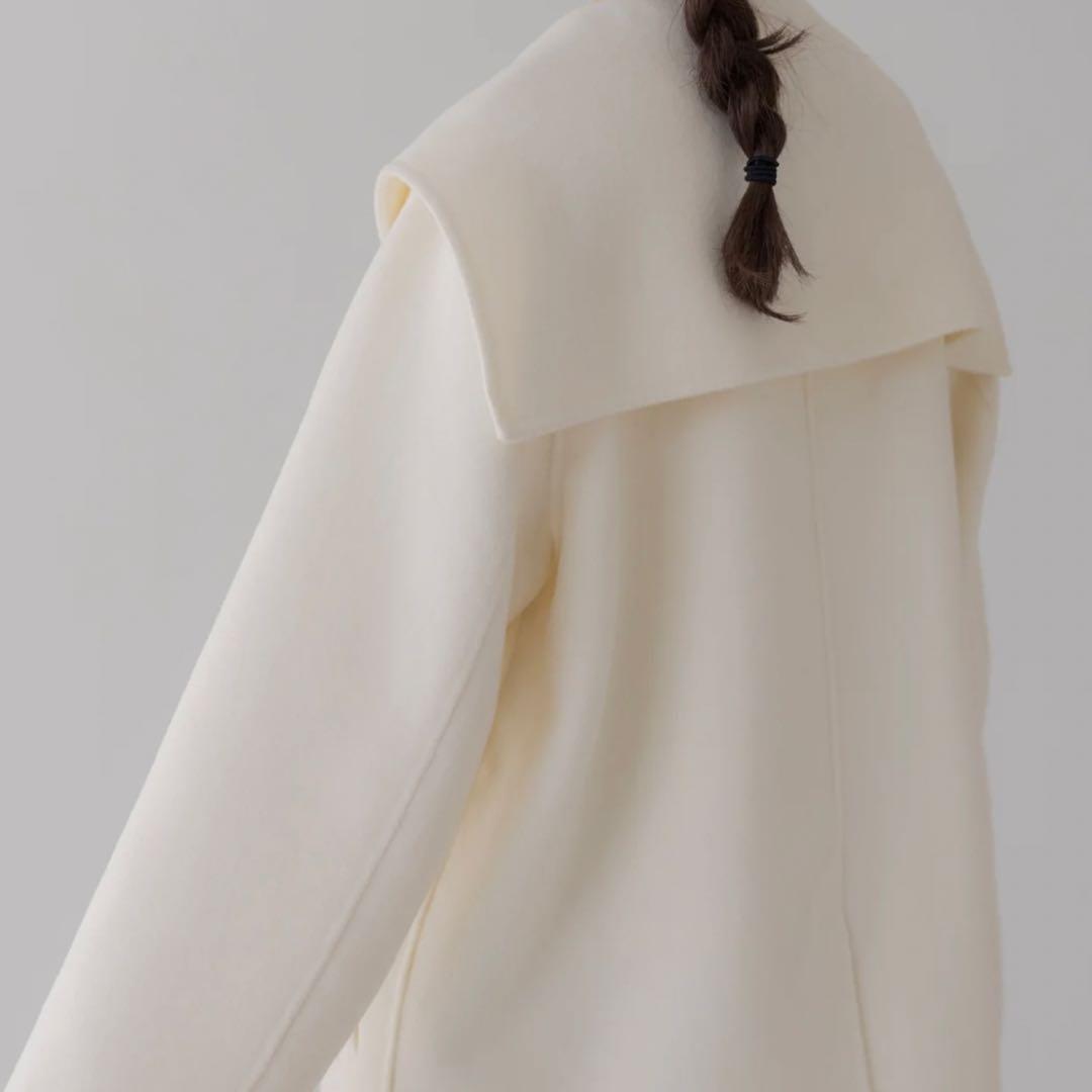 現行品✨regleam レグリーム セーラーショートコート オフホワイト 美品