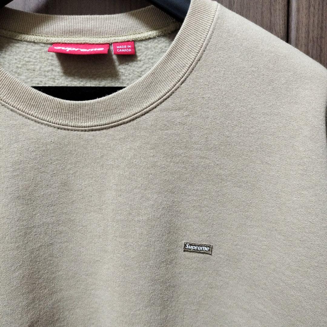 トップス 25fw Supreme Small Box Crewneck tan XL