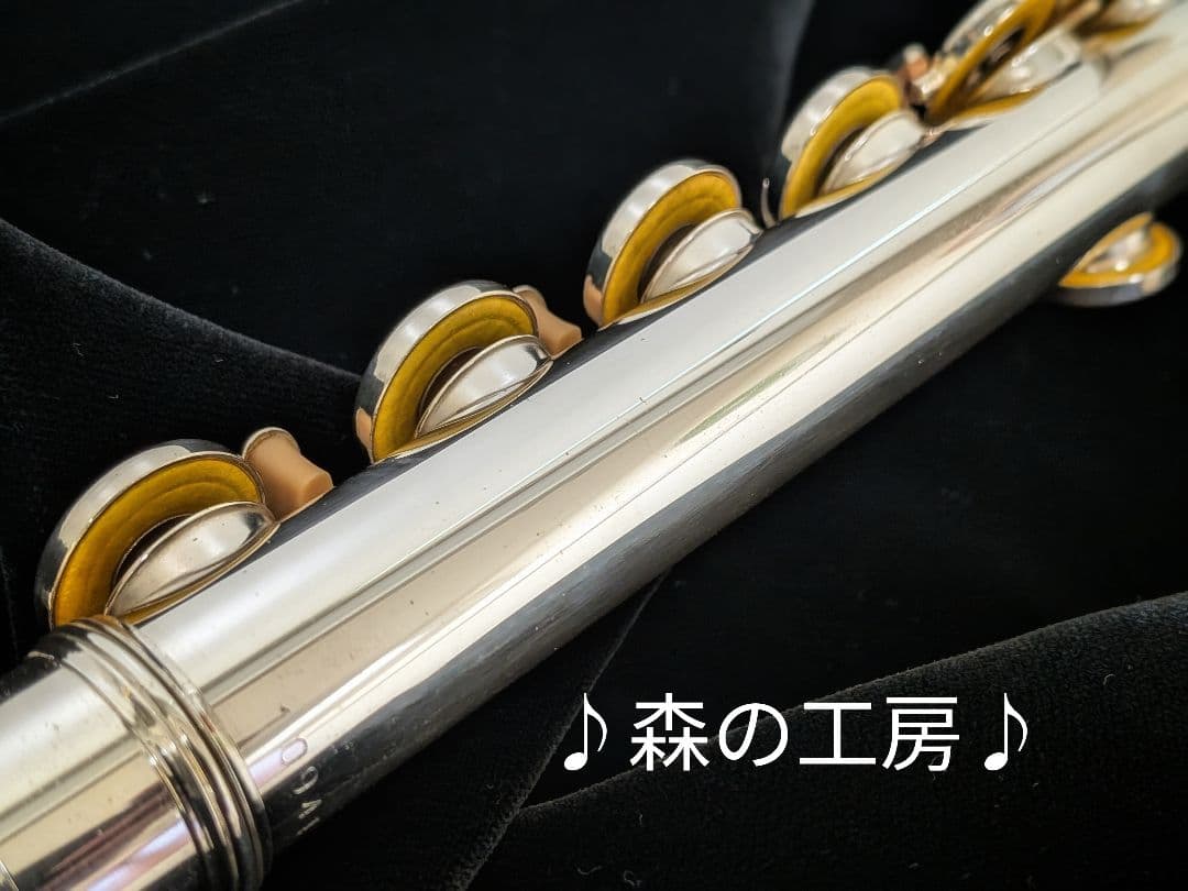 商談中【ゆう】銀メッキヤマハフルート YFL211S Eメカ