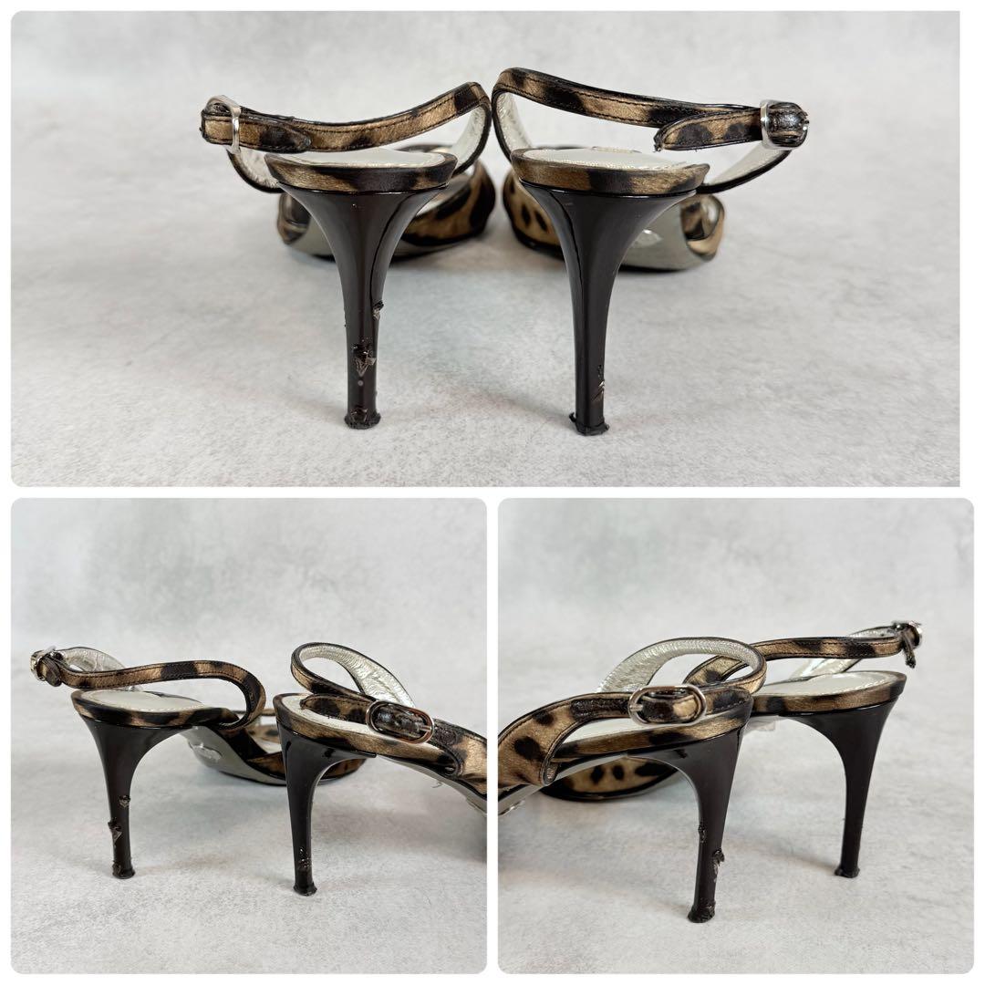 靴 Dolce&Gabbana Leopard Heels 38