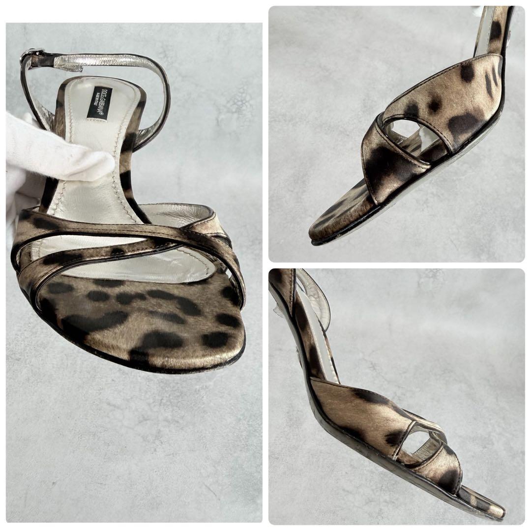 靴 Dolce&Gabbana Leopard Heels 38