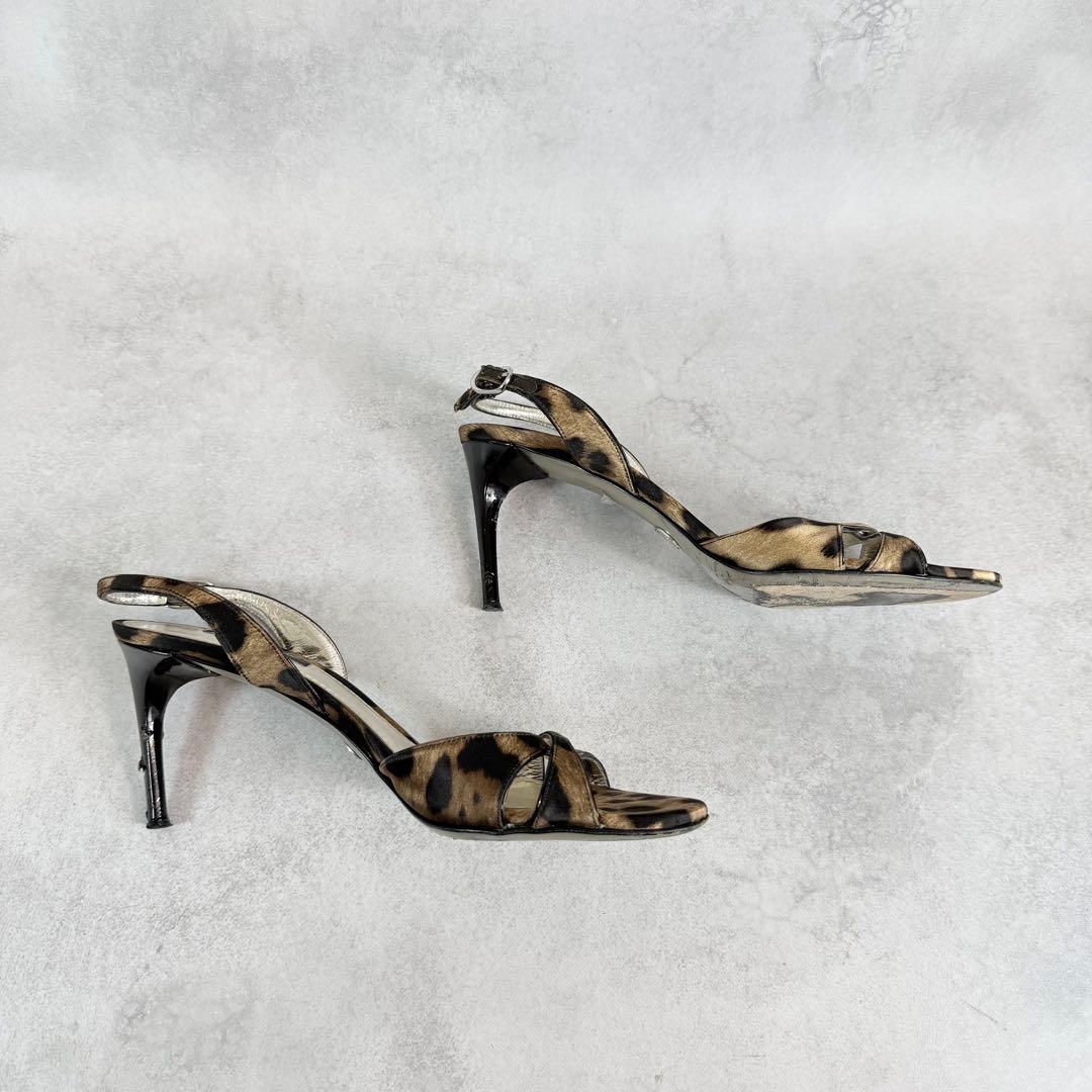 靴 Dolce&Gabbana Leopard Heels 38