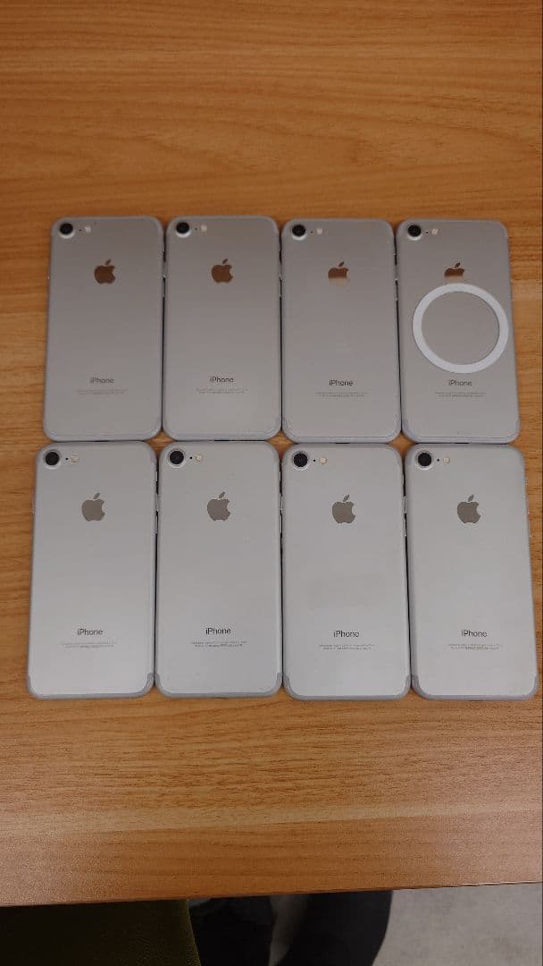 【全台初期化済】iPhone 7 シルバー 8台セット