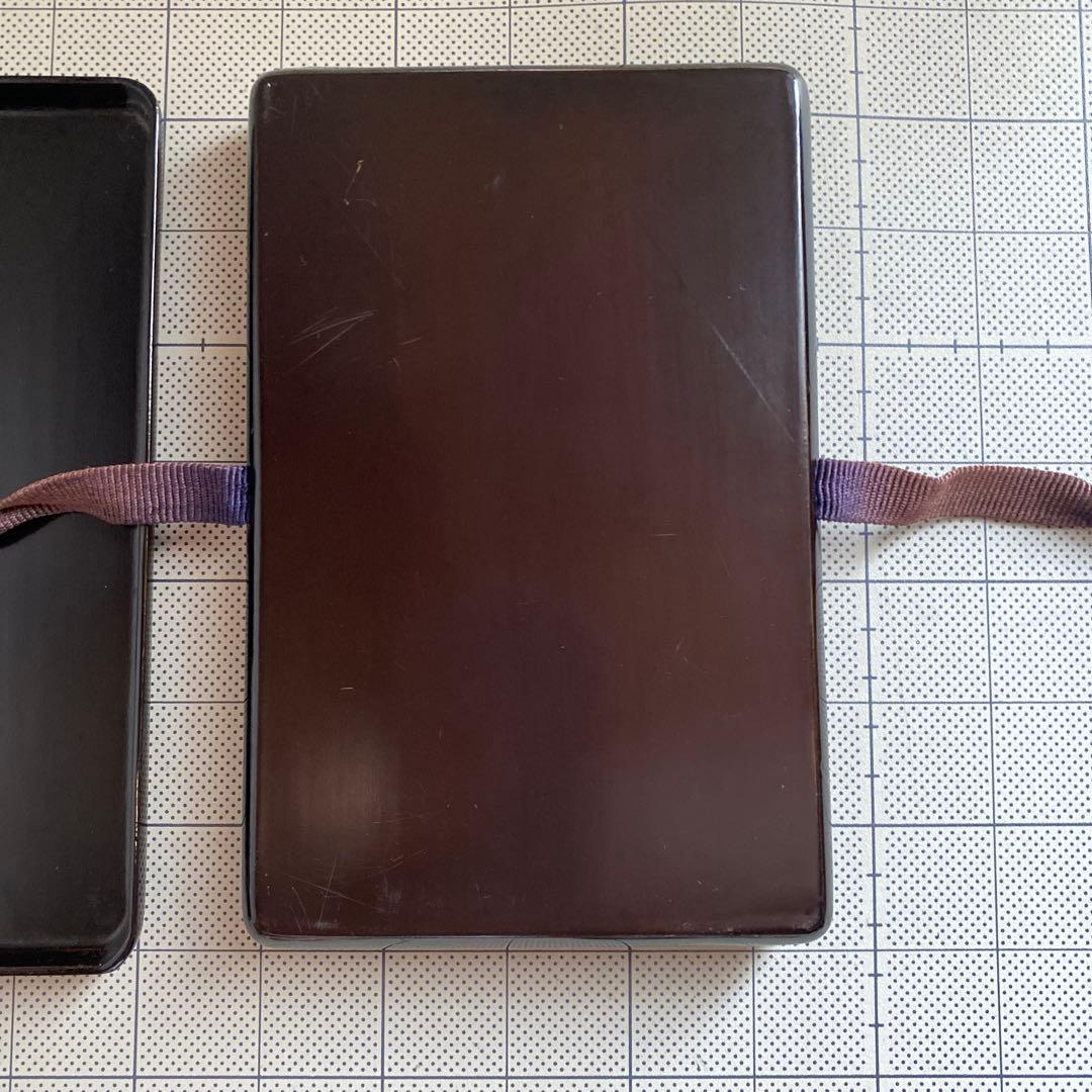 時代 文箱 蒔絵 硯箱 4点セット 菊模様