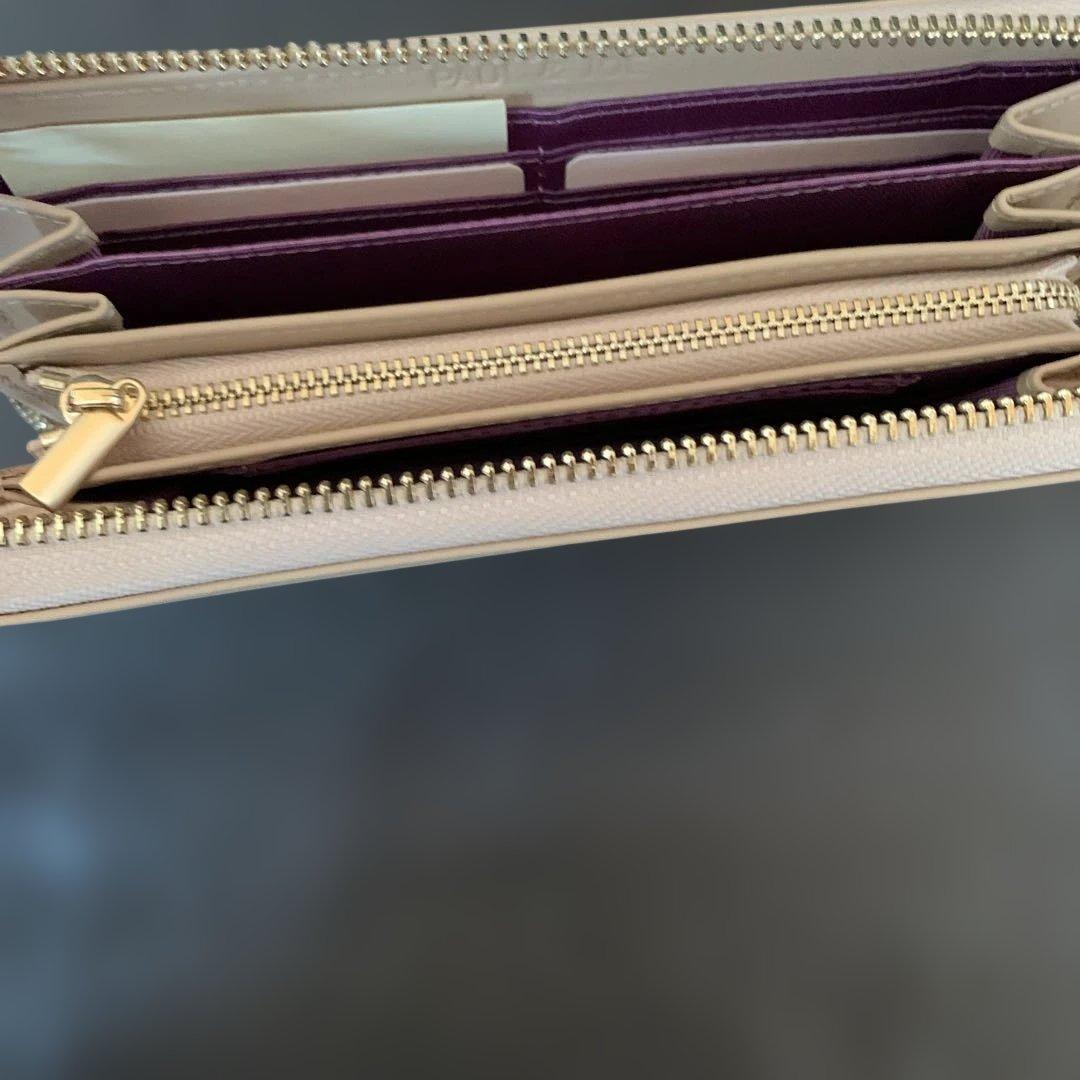 ポール＆ジョー 長財布 ヌメ革 ラウンドジップ本革 ヌネット 長札入れ