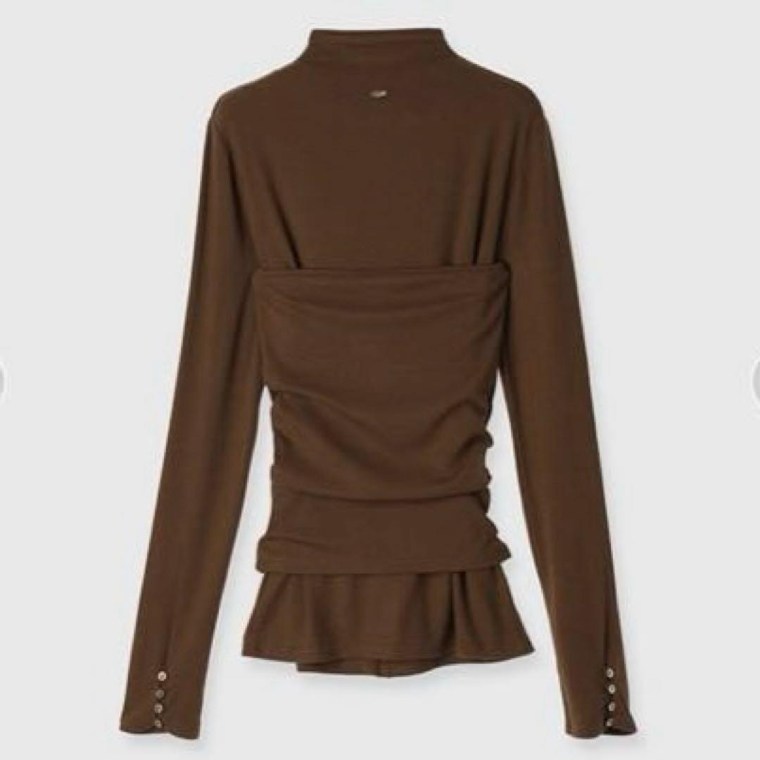 未使用❤️ anuans アニュアンス　テンセルウールレイヤーカット トップス