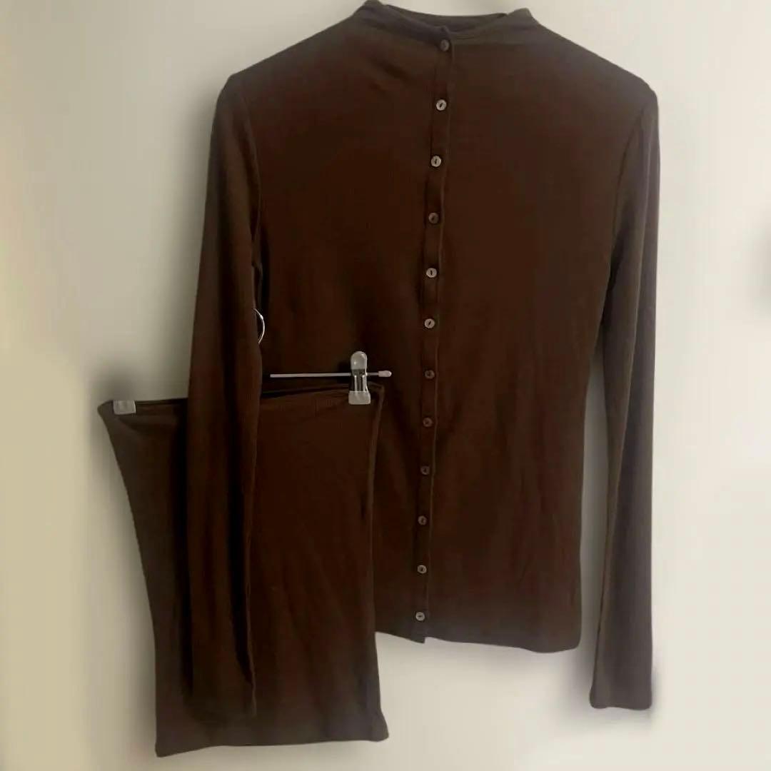 未使用❤️ anuans アニュアンス　テンセルウールレイヤーカット トップス