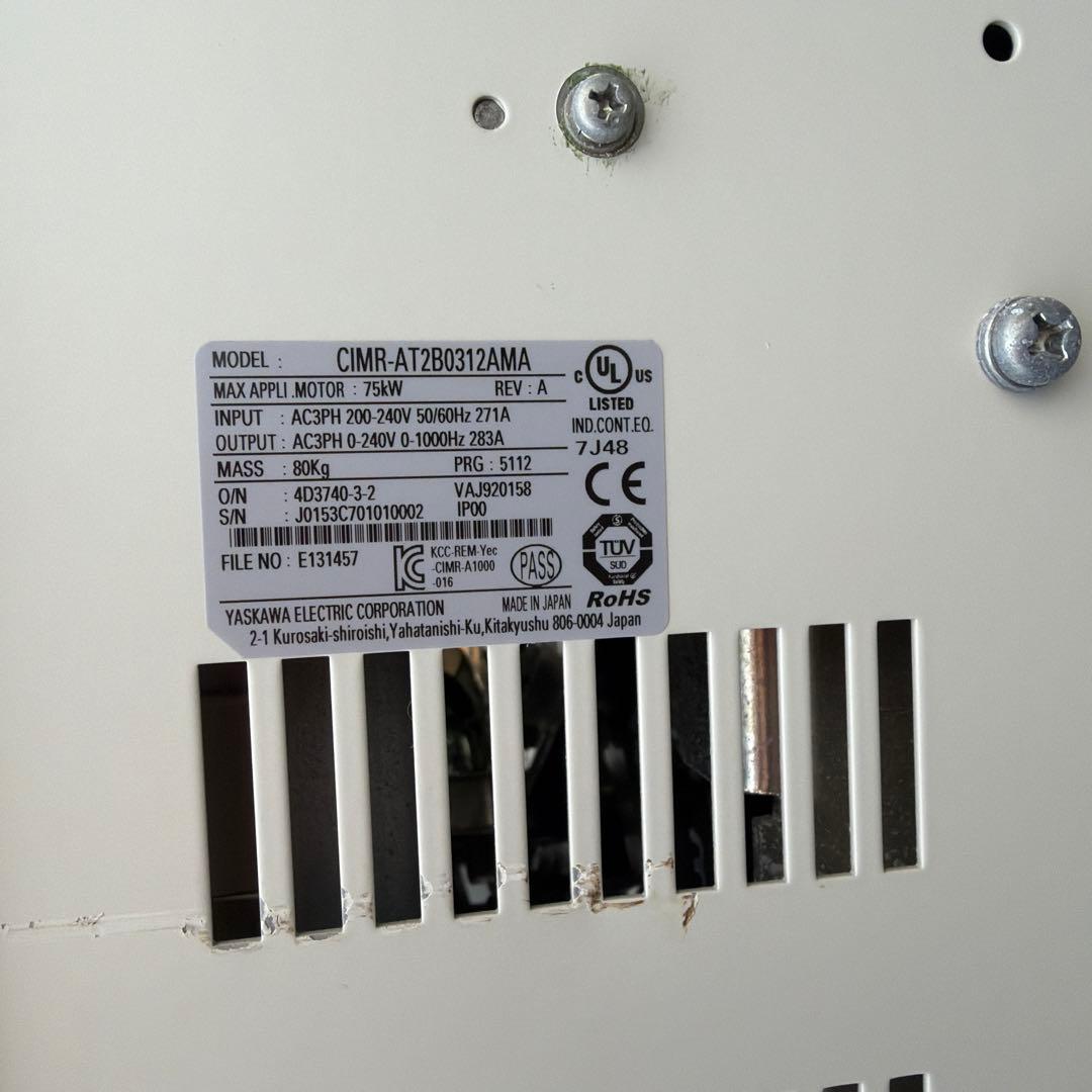 YASKAWA／A1000/インバーター/CIMR-AT2B0312AMA