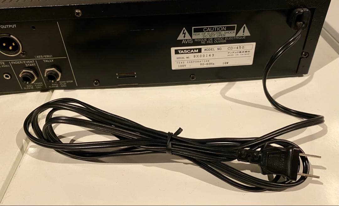 TASCAM CD-450 プレーヤー業務用機器　オーディオ【1/19値下げ】