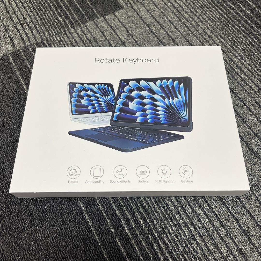 ホワイト キーボード付き第10世代iPadケース