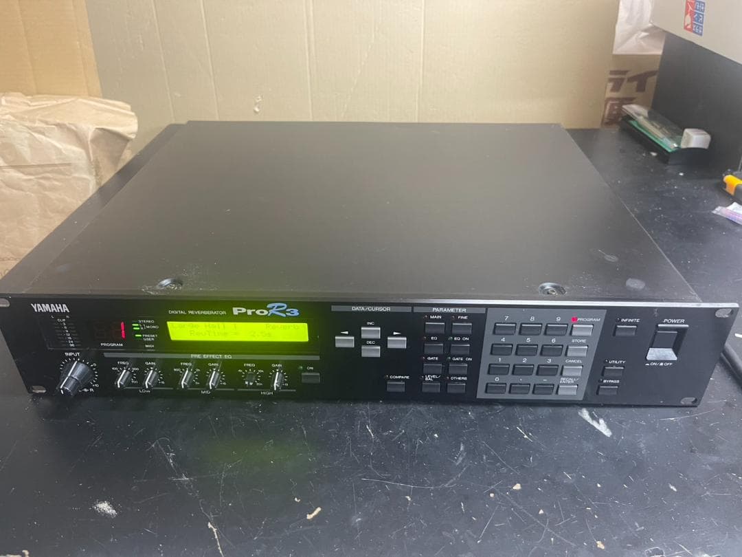 YAMAHA ProR3 デジタルリバーブ 通電・動作確認済み 初期化済み
