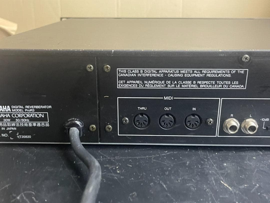 YAMAHA ProR3 デジタルリバーブ 通電・動作確認済み 初期化済み