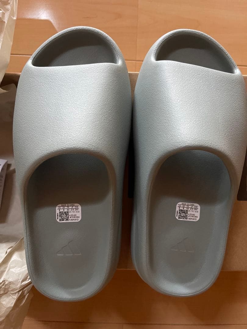 靴 adidas YEEZY Slide \"Salt\"