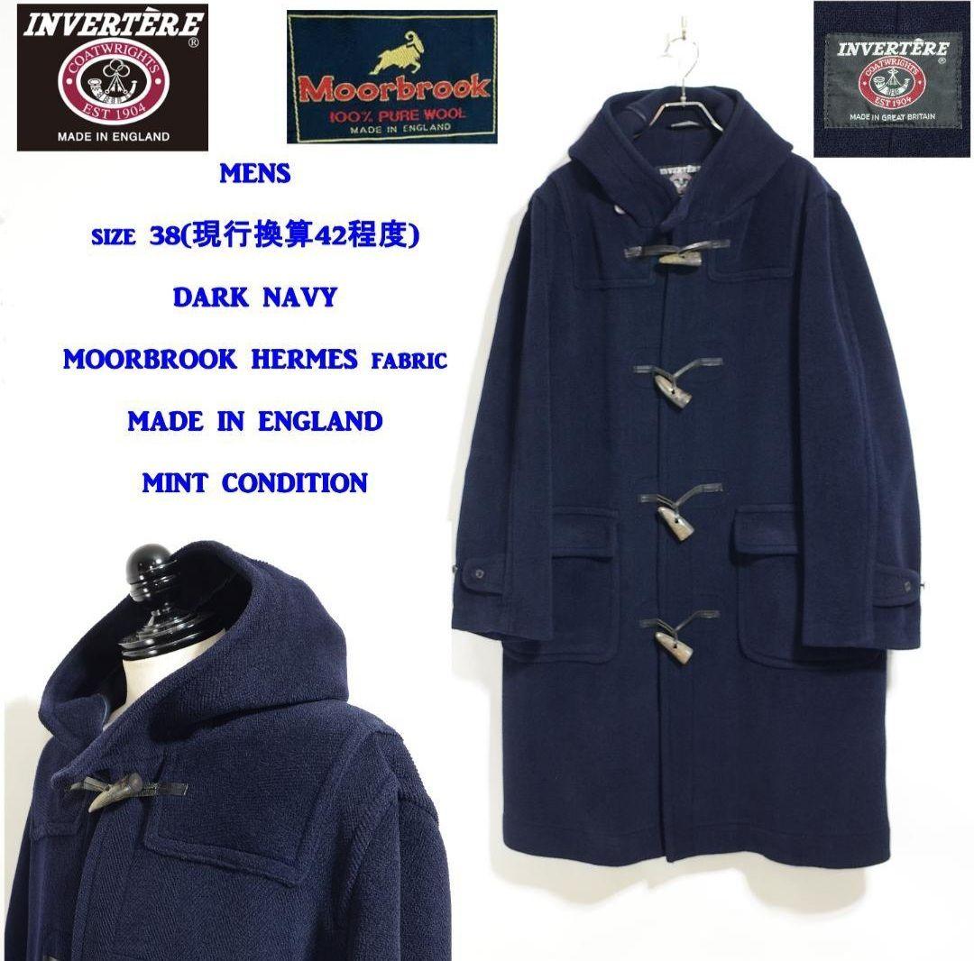INVERTERE インバーティア ムーアブルック ネイビー ダッフルコート