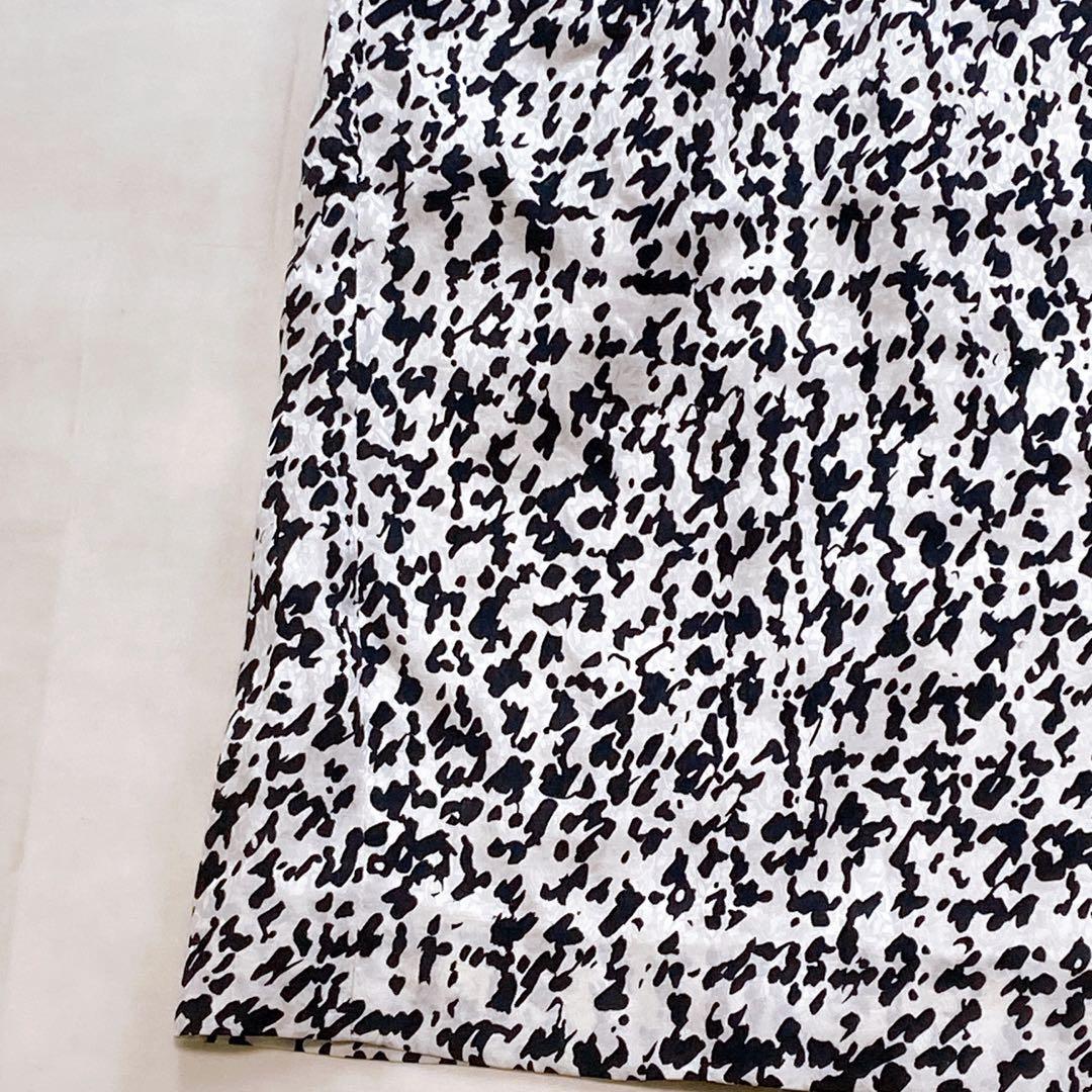 美品 総シルク ウエストゴム ジバンシー 総柄 金ボタン LL 大きいサイズ