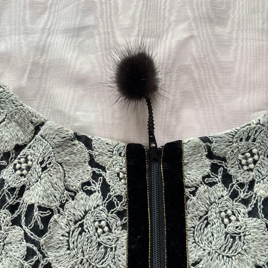 みっきー 【未使用】さえら　ヒスクローネ　チュニック　刺繍