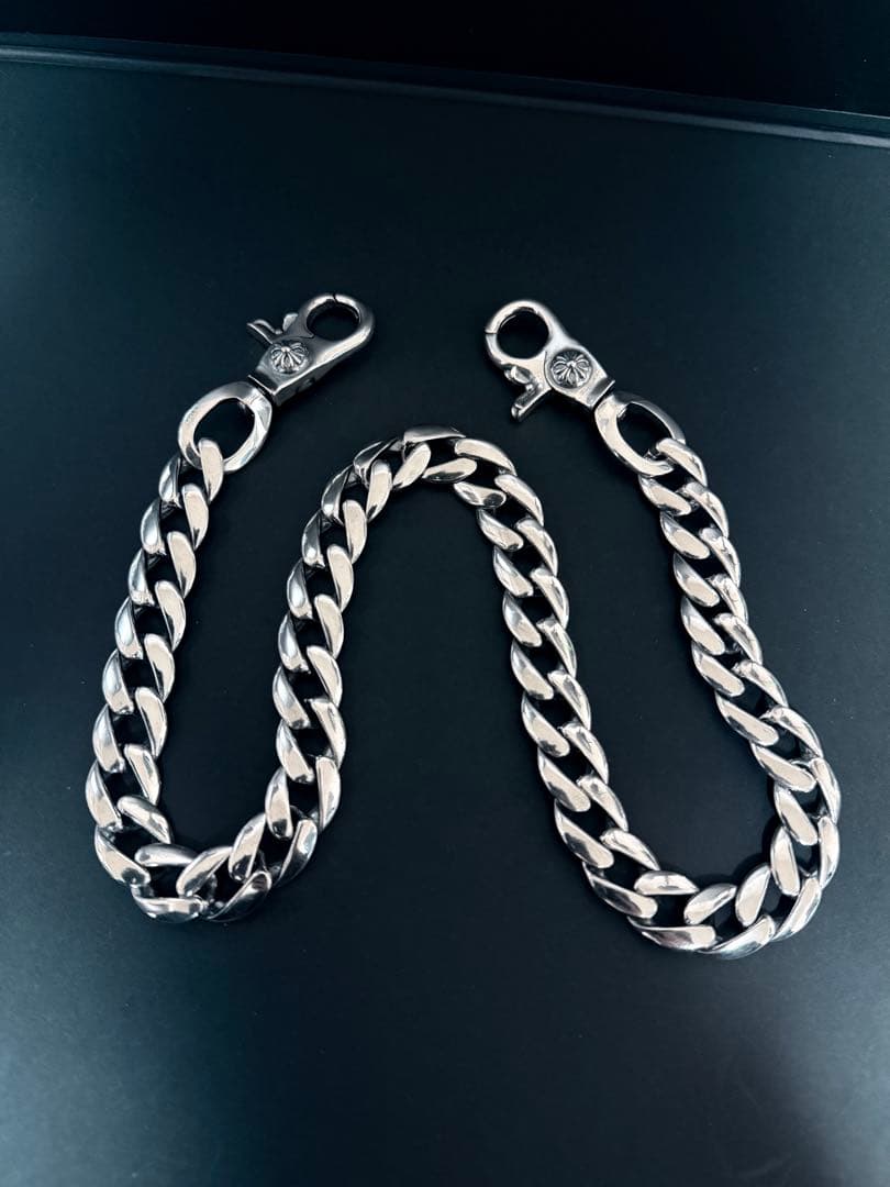 ウォレットチェーン クラシック ダブルクリップ シルバー925