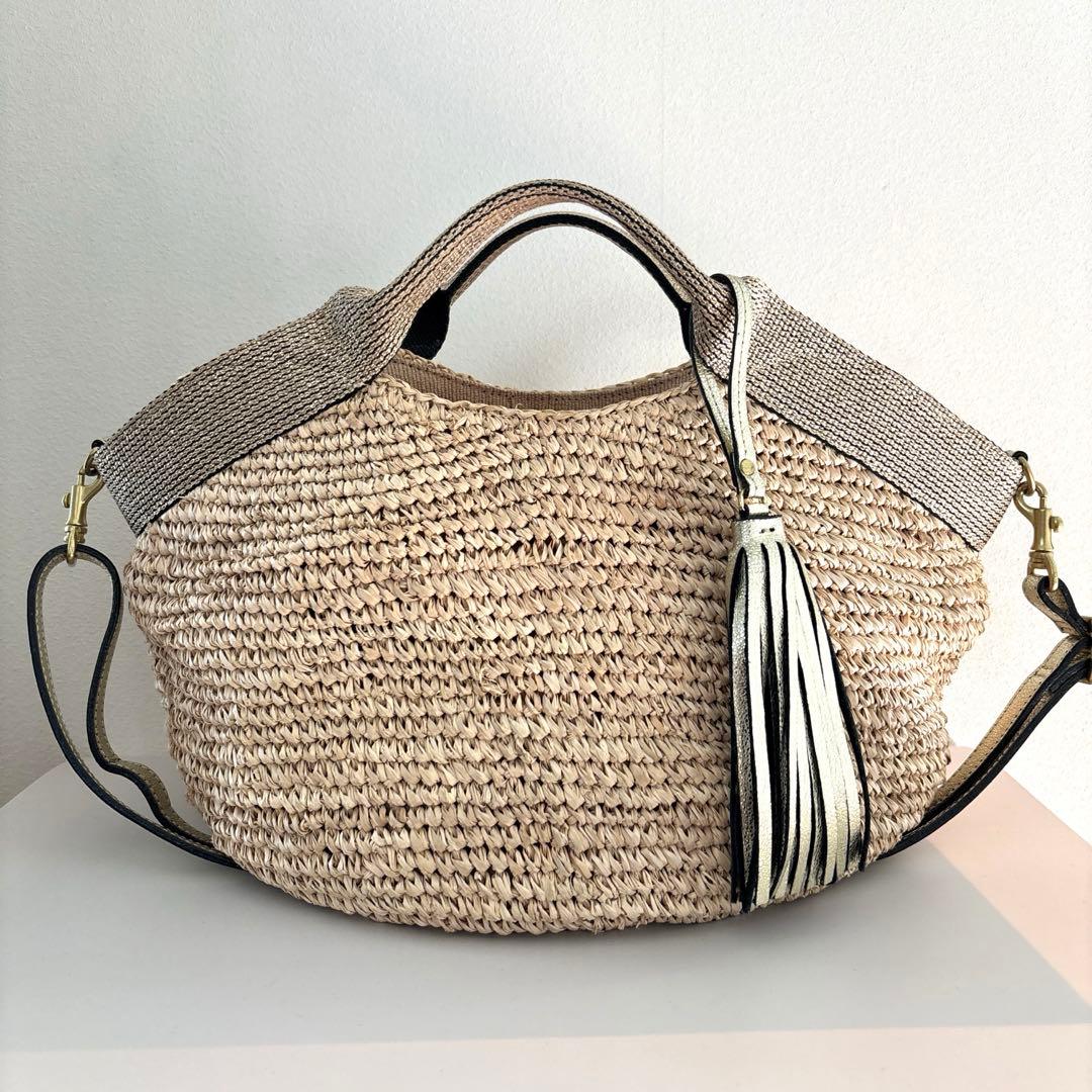 VIOLAd'ORO ヴィオラドーロ SANDRO 2way かごバッグ