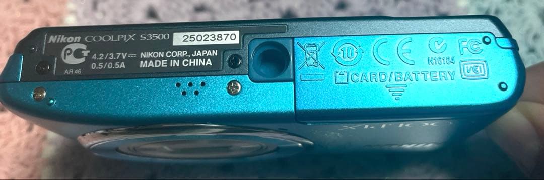 【値下げしました！】Nikon COOLPIX S3500 デジタルカメラ 青