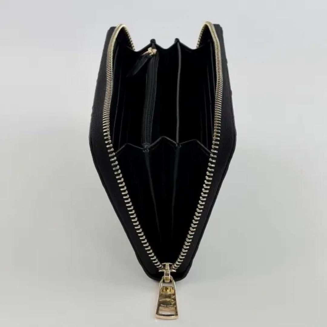 新品 コーチ COACH 黒 ブラック 長財布 ブランド シグネチャー 高級 黒