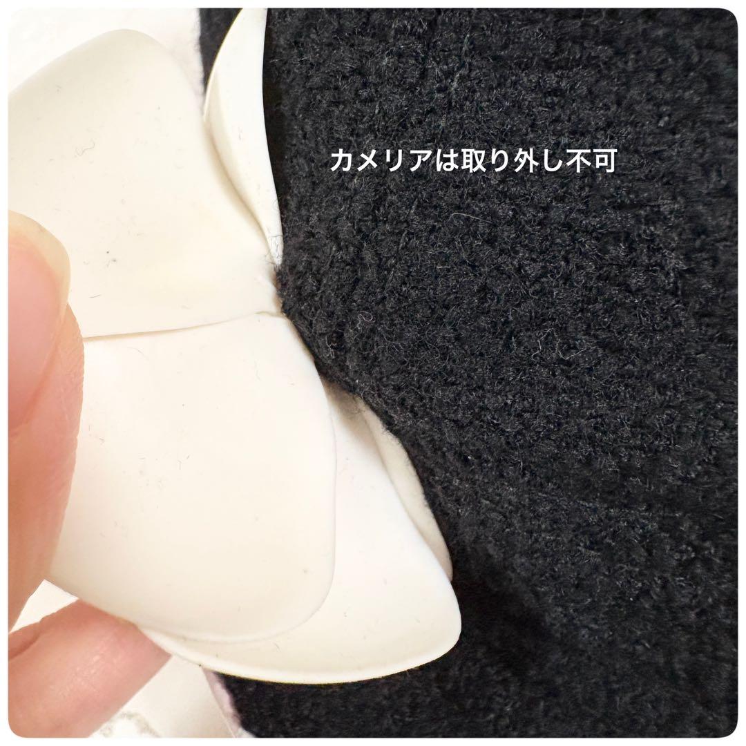 希少✨極美品 CHANEL シャネル バケットハット カメリア サイズ57 黒