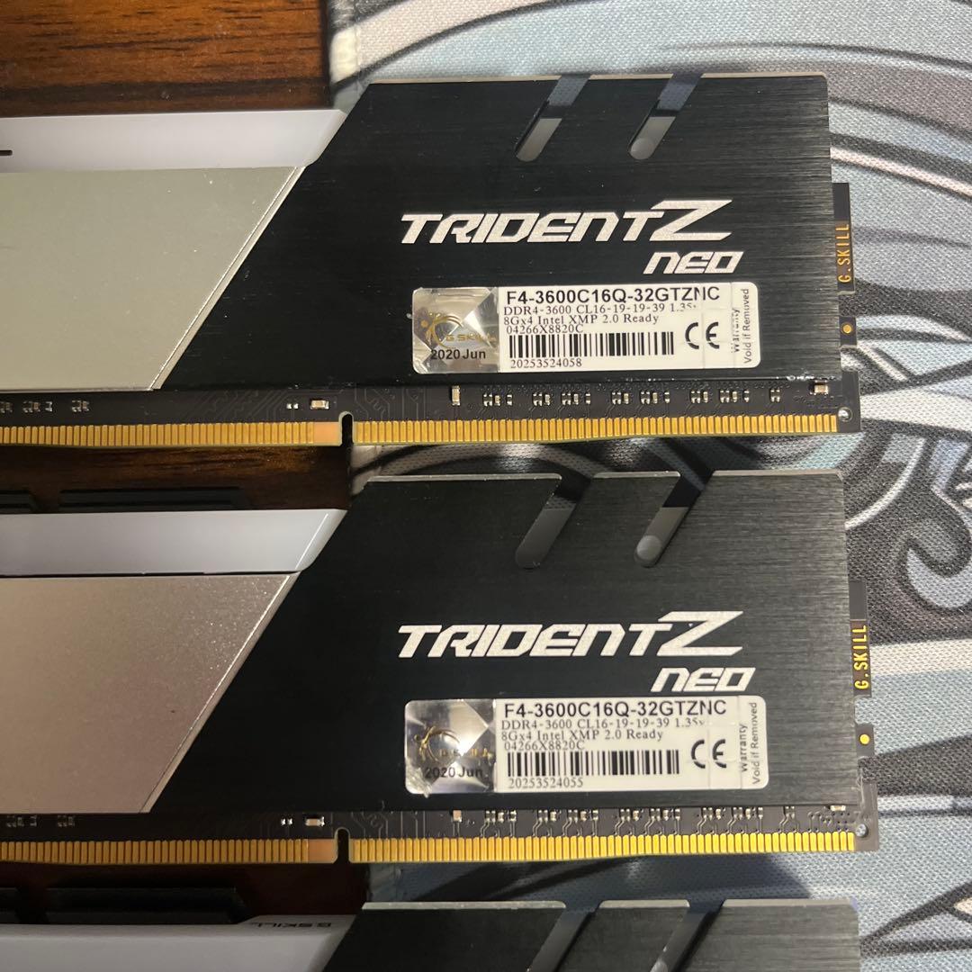 メモリー G.SKILL TRIDENT Z NEO 32GB 3600MHz CL16