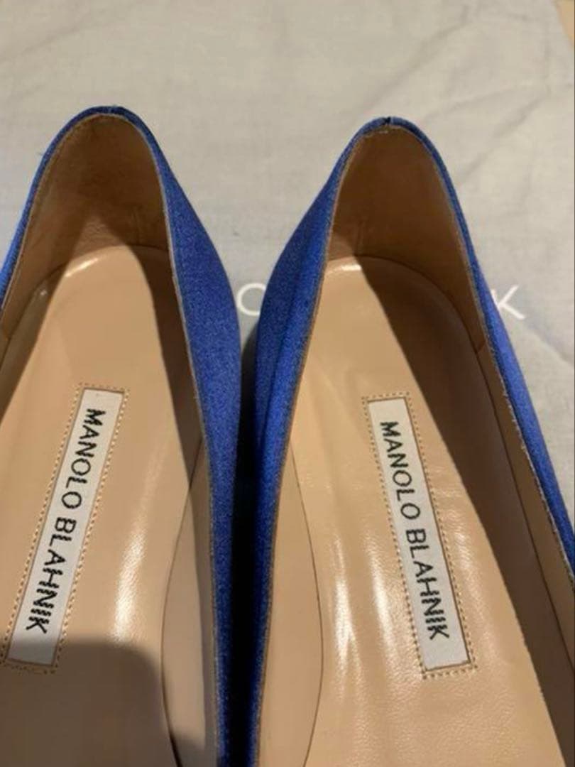 【SR】マノロブラニク　ハンギシ　ロイヤルブルー　34/5 21.5〜22