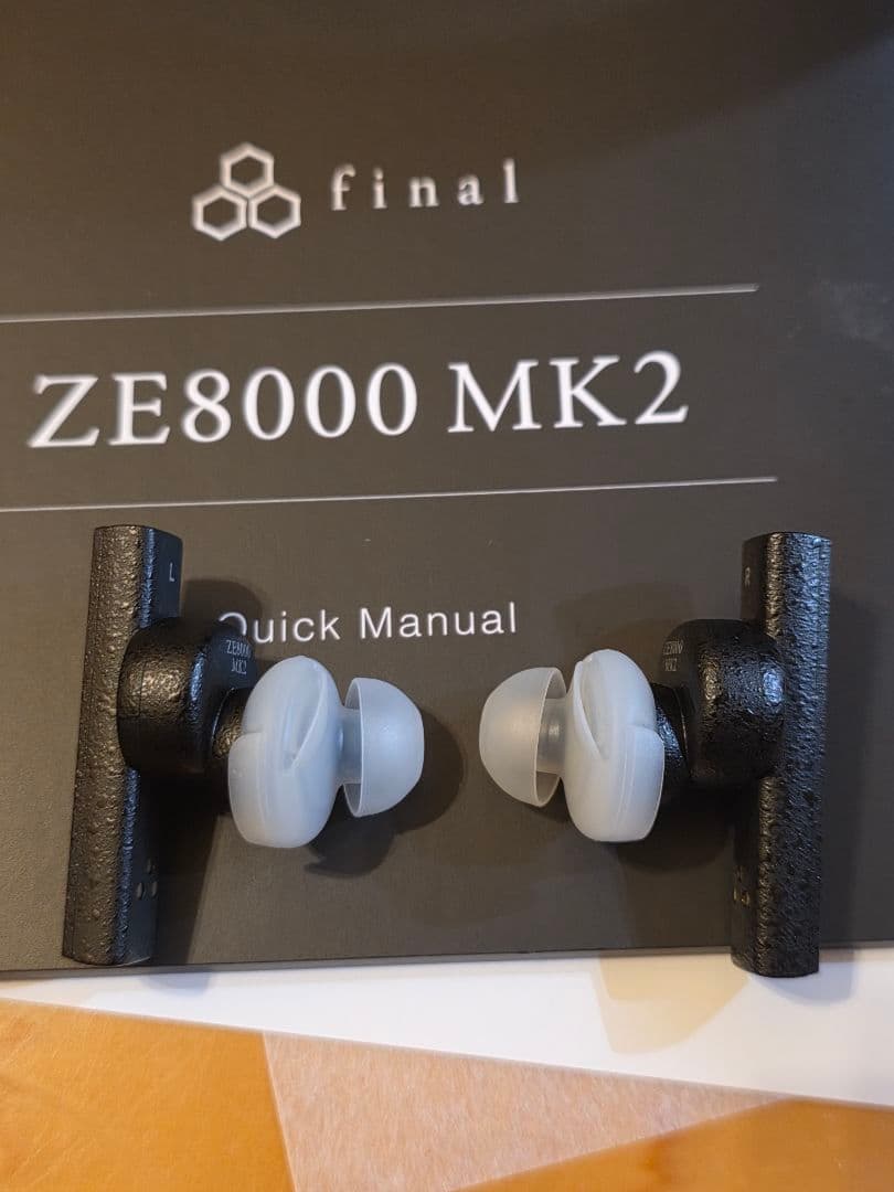 【美品】final ZE8000 MK2 ワイヤレスイヤフォン ブラック