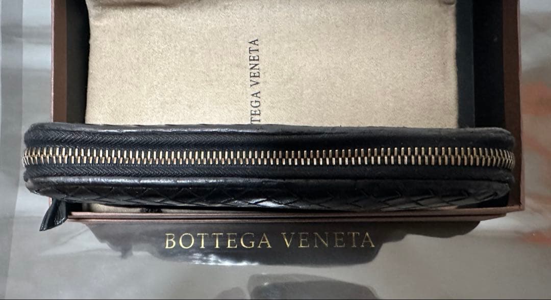 【付属品付】ボッテガヴェネタ ラウンドファスナー/ラム/黒/4️⃣✨✨✨