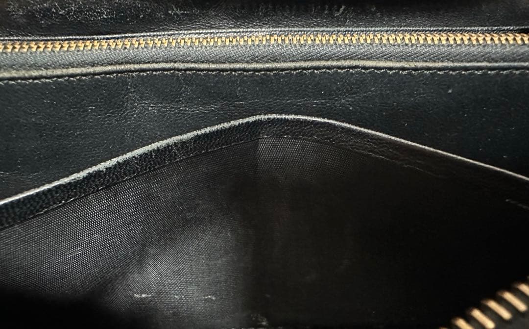 【付属品付】ボッテガヴェネタ ラウンドファスナー/ラム/黒/4️⃣✨✨✨