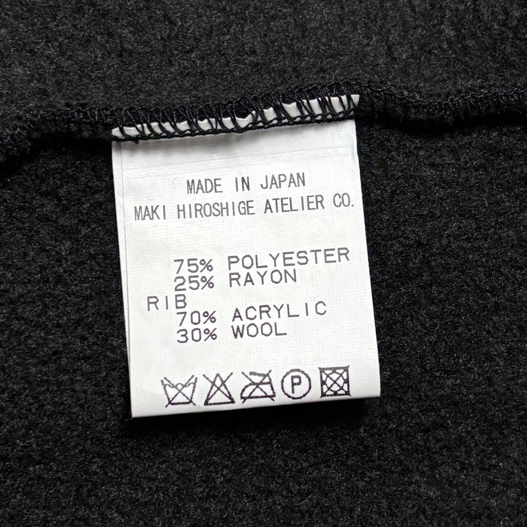 希少 gomme ミトンスリーブフリースジャケット 日本製