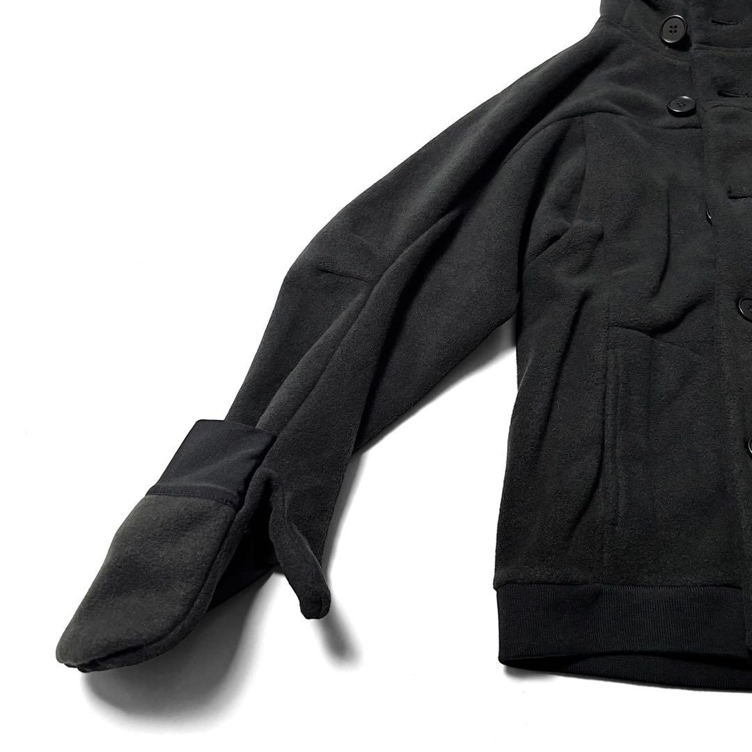 希少 gomme ミトンスリーブフリースジャケット 日本製