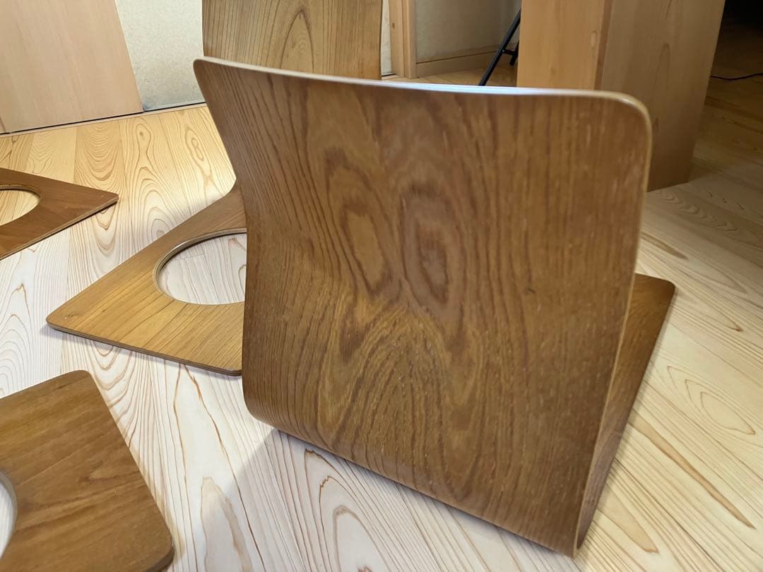 天童木工 座椅子 4脚セット 曲げ木 和モダン 藤森健次　ビンテージ　JAPAN