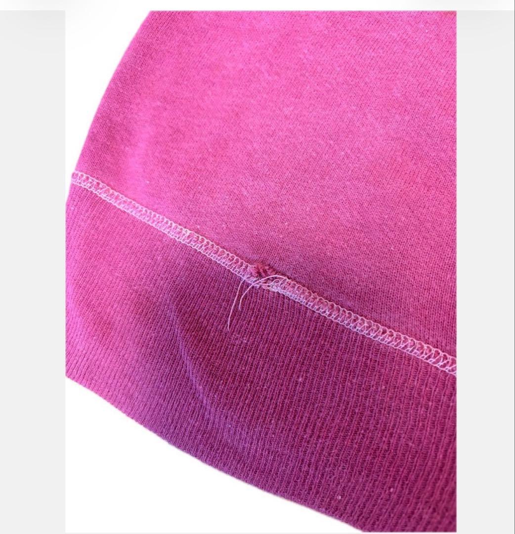 60's Flocky Print Vintage Sweat USA製