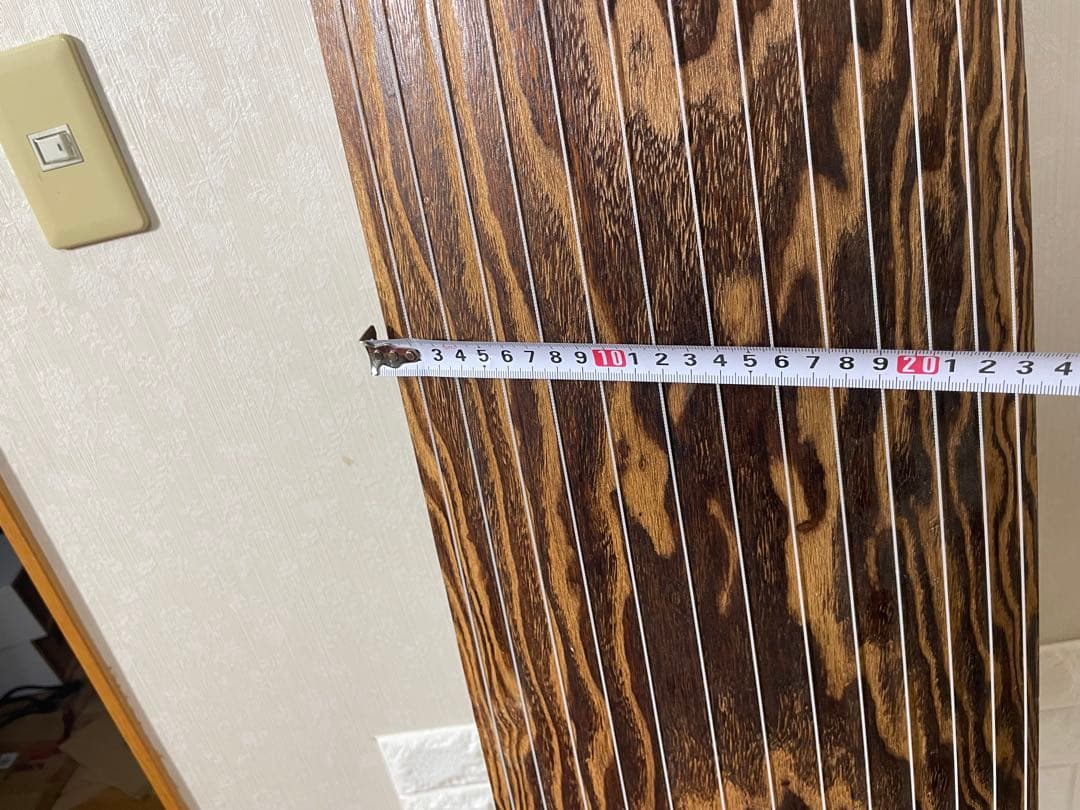 【最上級品】くり甲 綾杉彫 13絃箏 琴 お琴 こと柱つき