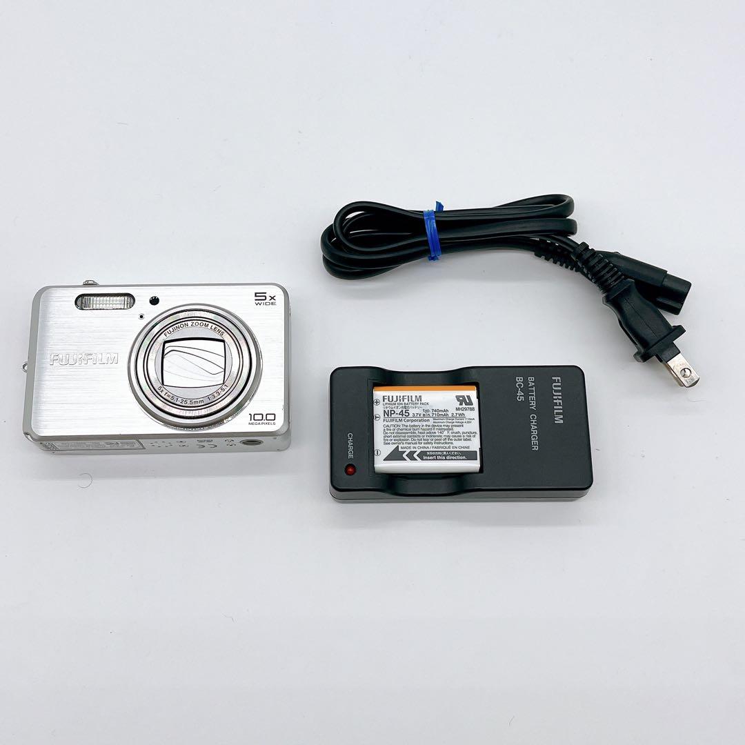 【希少】FUJIFILM FINEPIX J150 シルバー オールド レトロ
