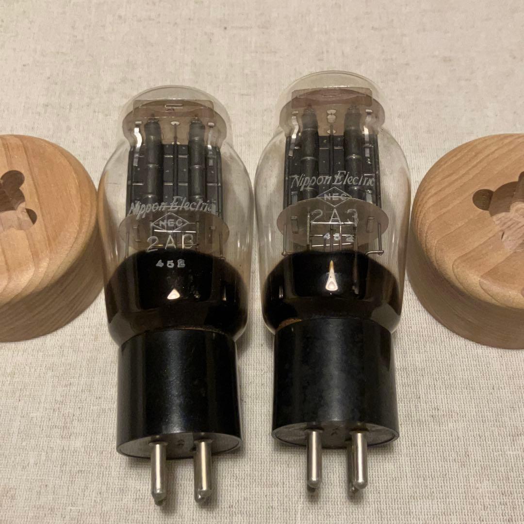 NEC 2A3 ペア（2本セット）中古品　動作未確認　真空管　3極管　出力管