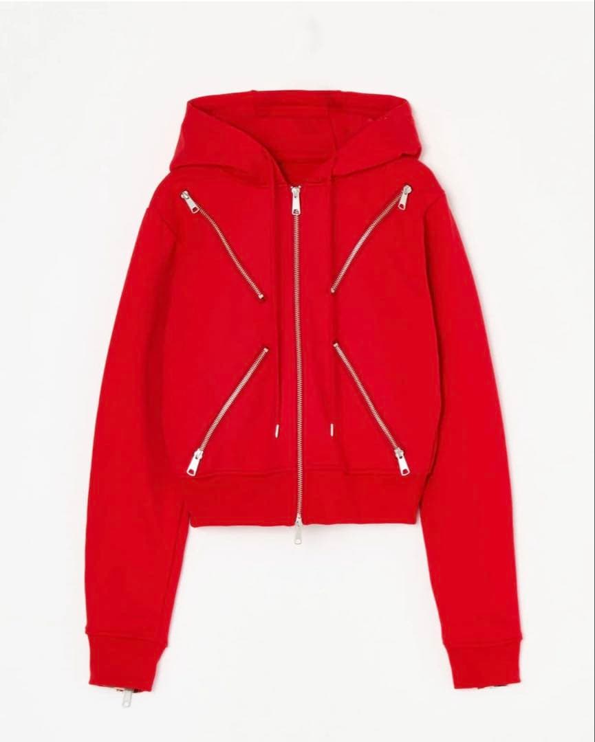 トップス beeden DUALITY ZIP DESIGN HOODIE