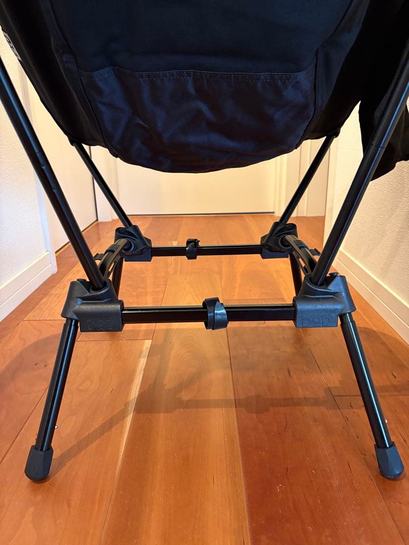 DOD アウトドアチェア スゴイッス ブラック 2脚セット