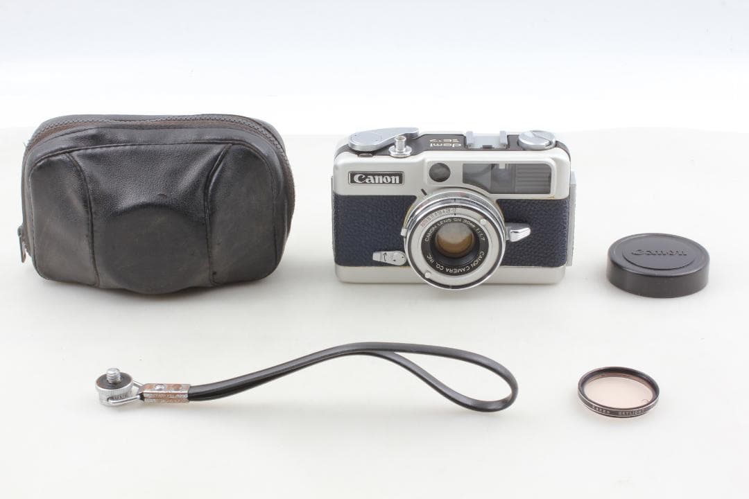 【整備済　並品】Dブルー Canon Demi EE17 露出計不良 #1324