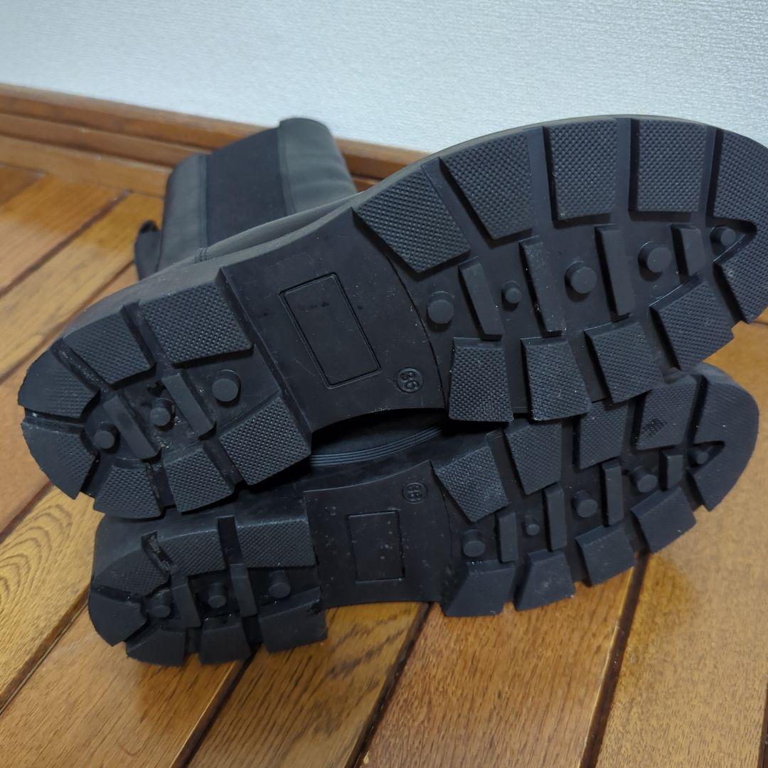 最終値下げ【美品】FABIO RUSCONI　レザー ミドル サイドゴア ブーツ