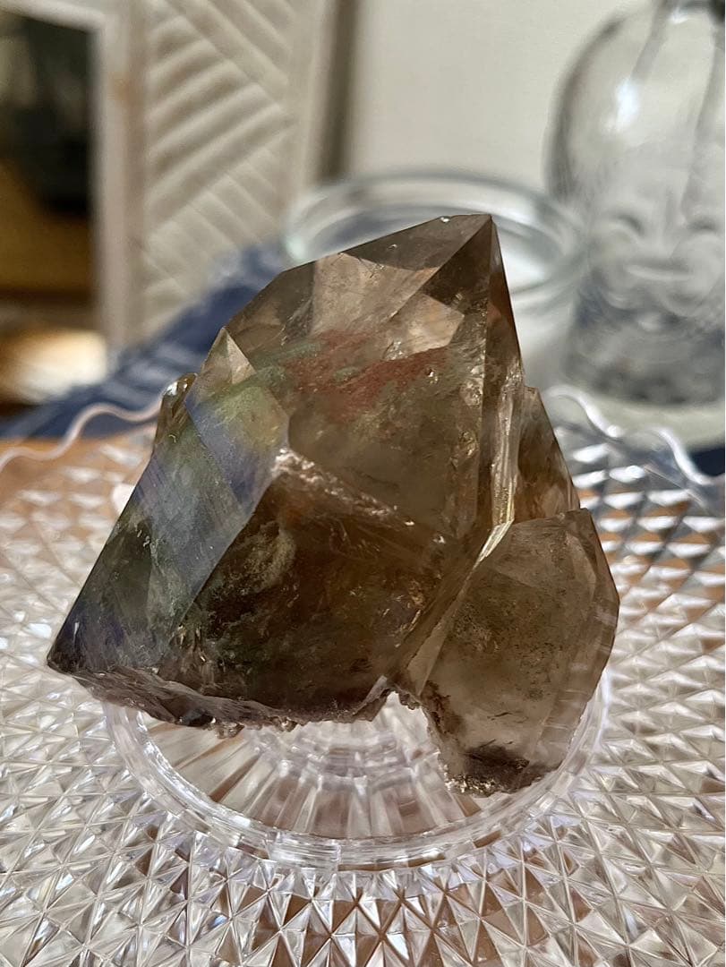 ☆半額☆ ブラジル産　スモーキークォーツ　ガーデンクォーツ　クラスター