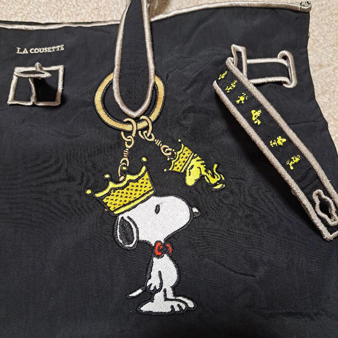 新品正規品 size L ラクゼット スヌーピー ブラック