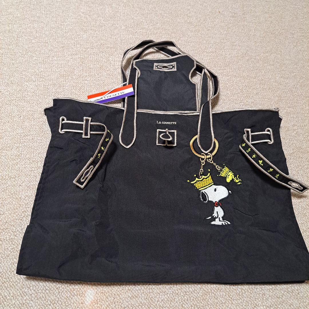 新品正規品 size L ラクゼット スヌーピー ブラック