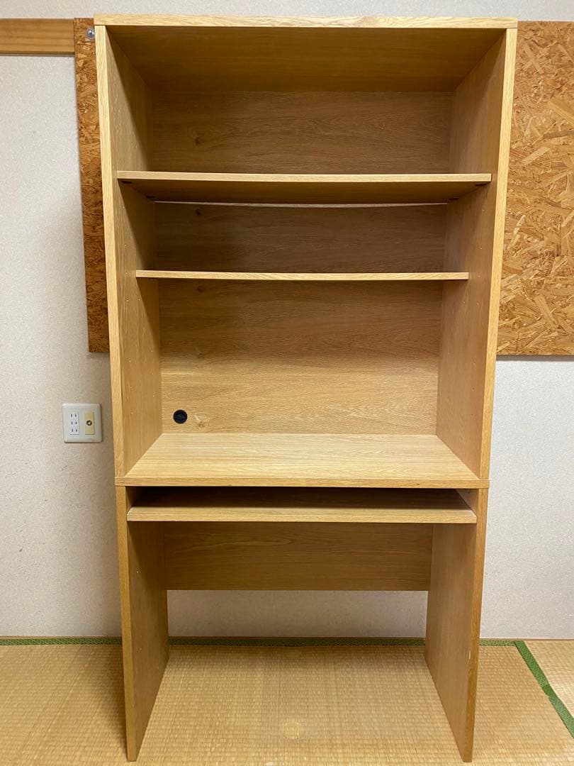 無印良品 スタッキングキャビネット・デスクユニット・オーク材