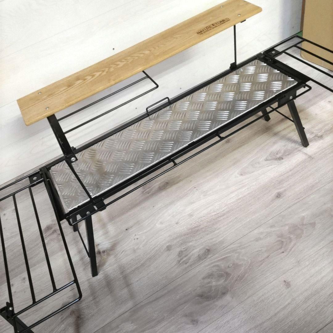 ソロキャンプ ネイチャートーンズ　コックピットテーブル