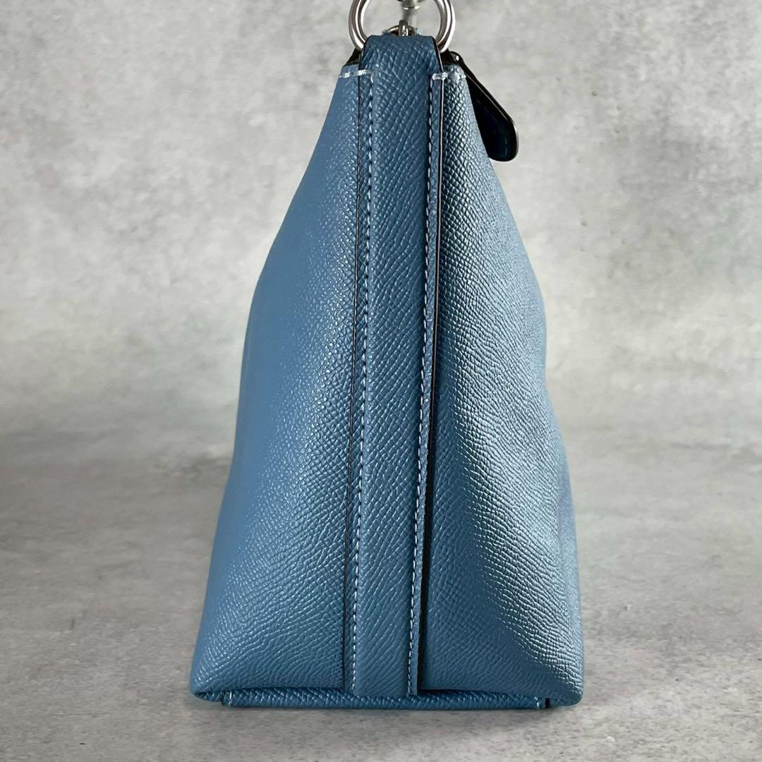 【新品未使用/クララ】COACH コーチ ハンドバッグ CE584 ブルー