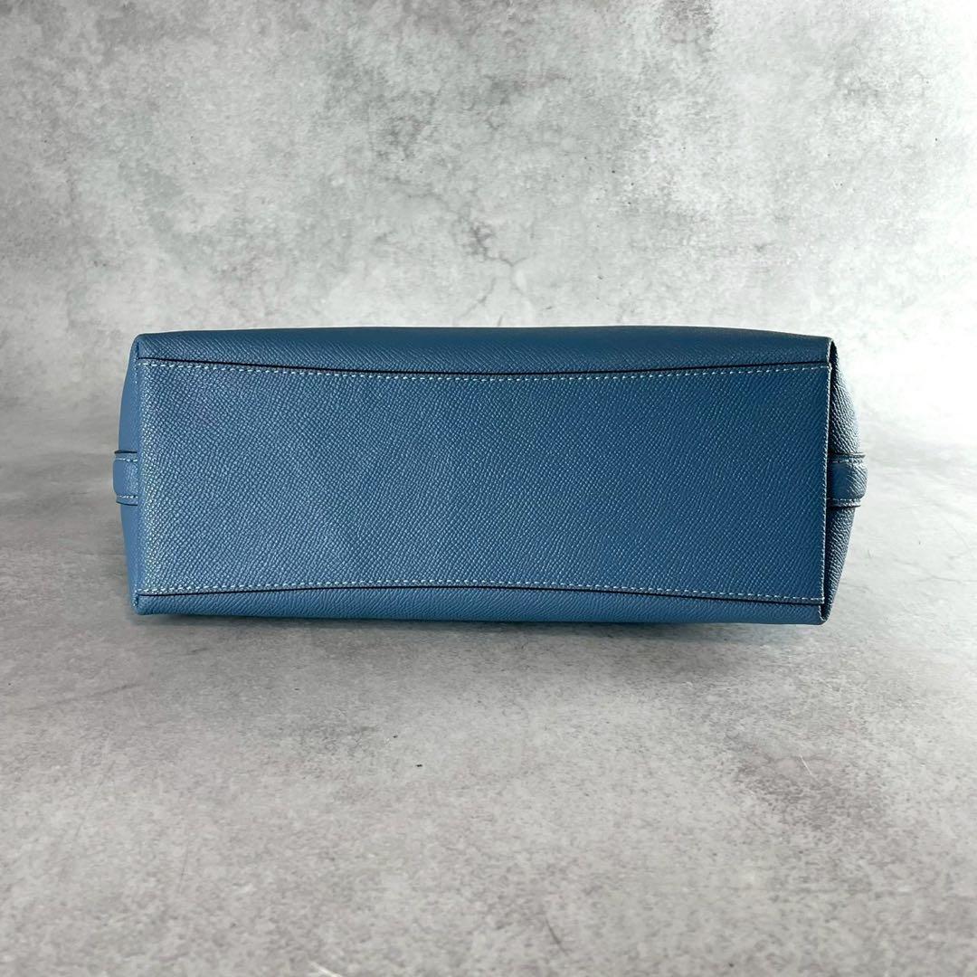 【新品未使用/クララ】COACH コーチ ハンドバッグ CE584 ブルー